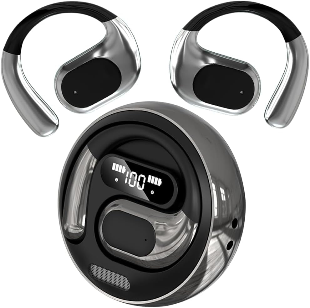 AI Language Translator Earbuds Real Time, Supports 144 Languages, Earphone 3-In-1 Accents，Headphones Language Earbud Translators Bluetooth & APP for Travel, Business, and Learning（Black）