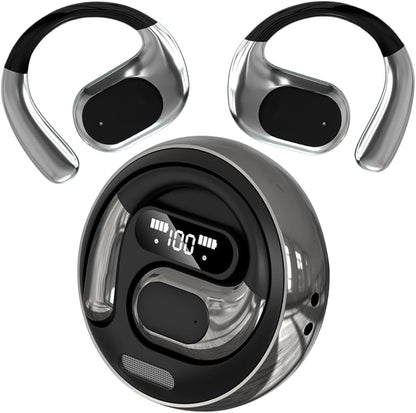 AI Language Translator Earbuds Real Time, Supports 144 Languages, Earphone 3-In-1 Accents，Headphones Language Earbud Translators Bluetooth & APP for Travel, Business, and Learning（Black）