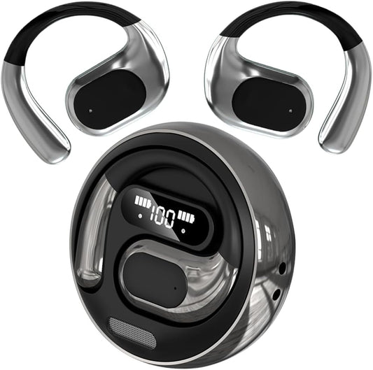 AI Language Translator Earbuds Real Time, Supports 144 Languages, Earphone 3-In-1 Accents，Headphones Language Earbud Translators Bluetooth & APP for Travel, Business, and Learning（Black）